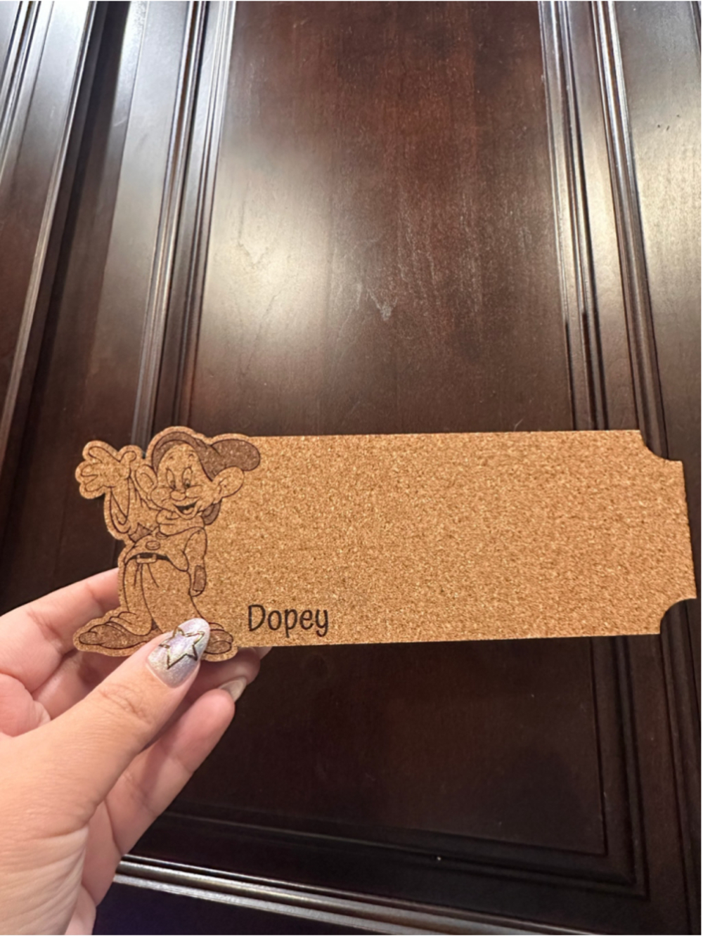 Dopey Magnetic Cork Pin Board